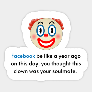 Narcissist Ex is Clown Sticker